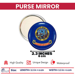 Purse Mirror - State Flag Idaho - USA