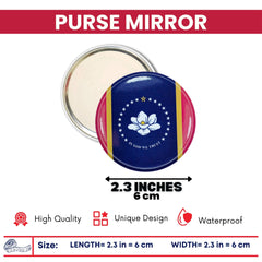 Purse Mirror - State Flag Mississippi - USA