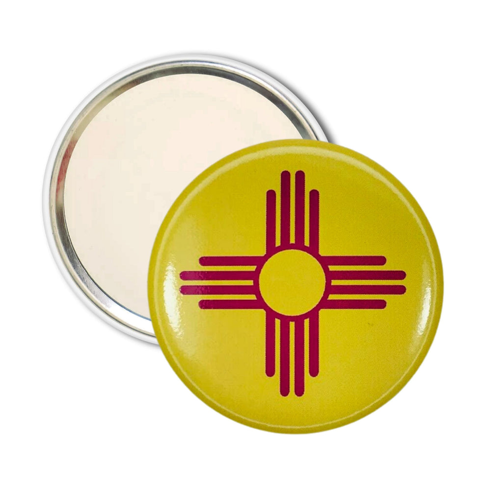 Purse Mirror - State Flag New Mexico - USA