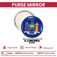 Purse Mirror - State Flag New York - USA