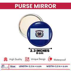 Purse Mirror - State Flag West Virginia - USA