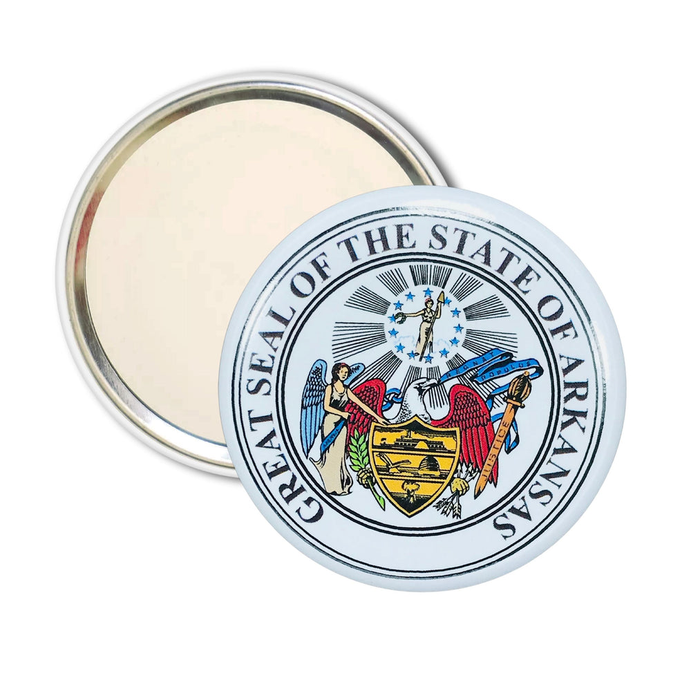 Purse Mirror - State Seal Arkansas - USA