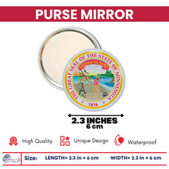 Purse Mirror - State Seal Minnesota - USA