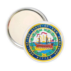 Purse Mirror - State Seal New Hampshire - USA