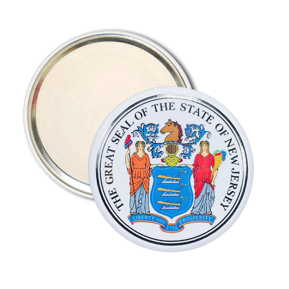 Purse Mirror - State Seal New Jersey - USA