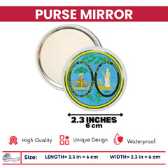 Purse Mirror - State Seal South Carolina - USA