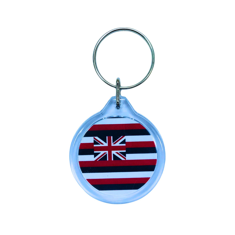 Round Acrylic Keychain - State Flag Hawaii - USA