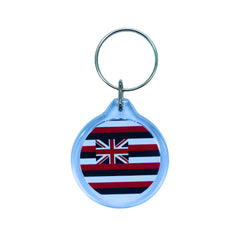 Round Acrylic Keychain - State Flag Hawaii - USA