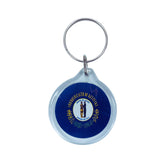 Round Acrylic Keychain - State Flag Kentucky - USA