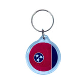 Round Acrylic Keychain - State Flag Tennessee - USA