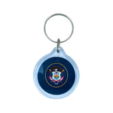 Round Acrylic Keychain - State Flag Utah - USA