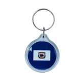 Round Acrylic Keychain - State Flag West Virginia - USA