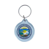Round Acrylic Keychain - State Seal Alaska - USA