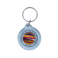 Round Acrylic Keychain - State Seal Kansas - USA