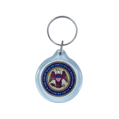 Round Acrylic Keychain - State Seal Mississippi - USA