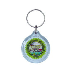 Round Acrylic Keychain - State Seal Nevada - USA