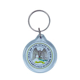 Round Acrylic Keychain - State Seal New Mexico - USA