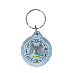 Round Acrylic Keychain - State Seal New Mexico - USA
