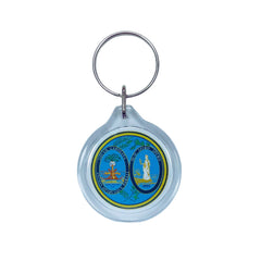 Round Acrylic Keychain - State Seal South Carolina - USA