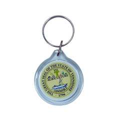 Round Acrylic Keychain - State Seal Tennessee - USA