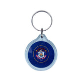 Round Acrylic Keychain - State Seal Utah - USA