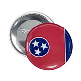 Round Button - State Flag Tennessee - USA
