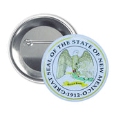 Round Button - State Seal New Mexico - USA