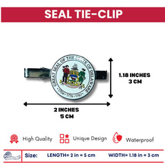 Tie Clip - State Seal Delaware - USA