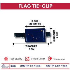 Tie Clip - State Flag Alaska - Usa