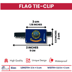 Tie Clip - State Flag Idaho - Usa