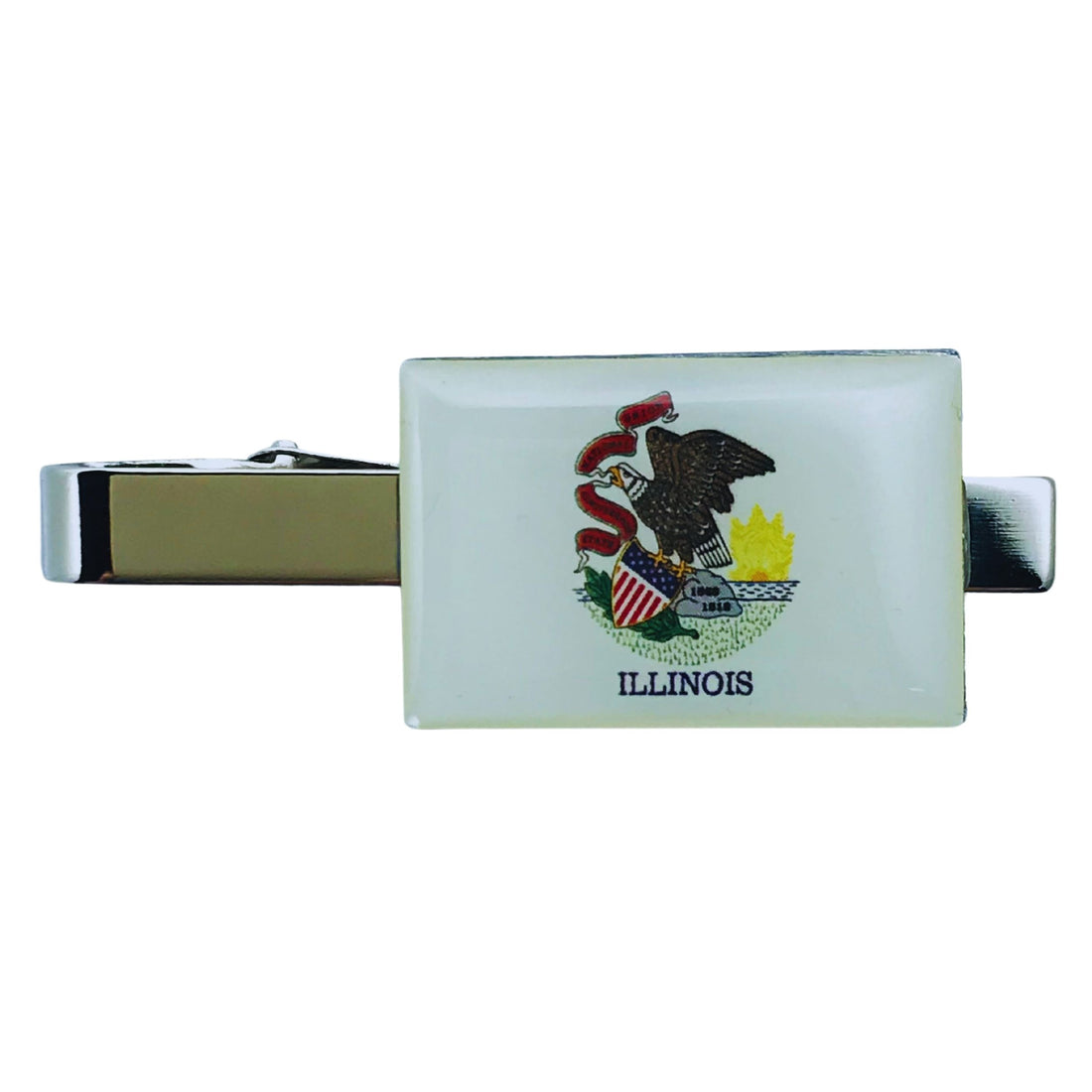 Tie Clip - State Flag Illinois - USA