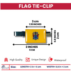 Tie Clip - State Flag New Jersey - Usa