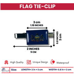 Tie Clip - State Flag Pennsylvania - Usa