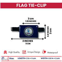 Tie Clip - State Flag Virginia - Usa