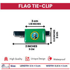 Tie Clip - State Flag Washington - Usa
