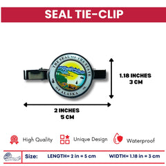 Tie Clip - State Seal Alaska - USA