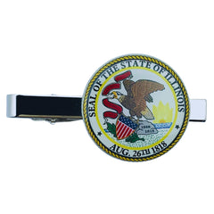 Tie Clip - State Seal Illinois - USA