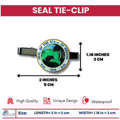 Tie Clip - State Seal Indiana - USA