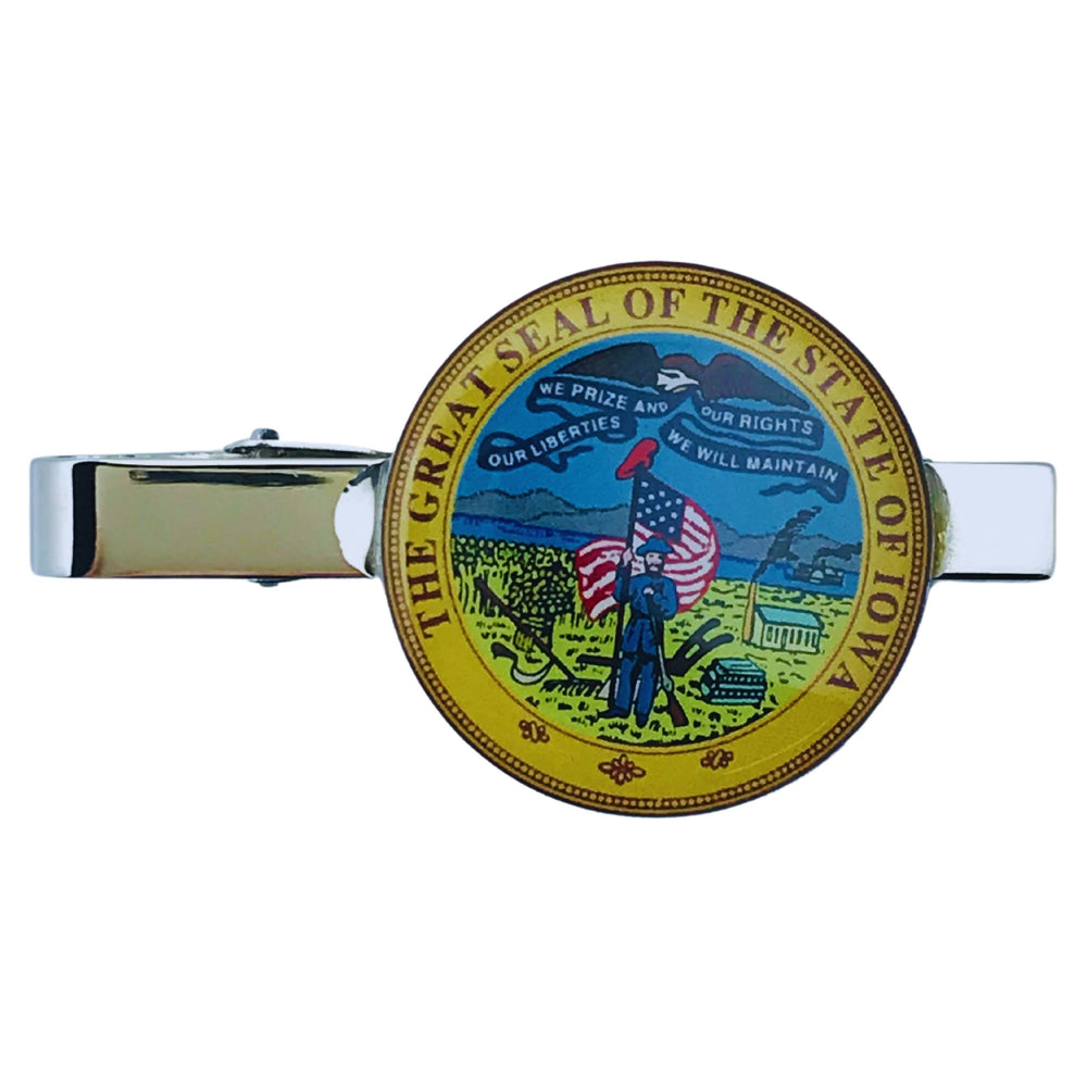 Tie Clip - State Seal Iowa - USA