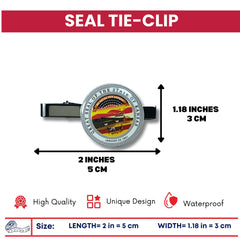 Tie Clip - State Seal Kansas - USA