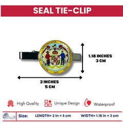 Tie Clip - State Seal Maryland - USA