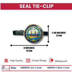Tie Clip - State Seal New Hampshire - USA