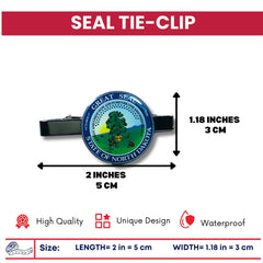 Tie Clip - State Seal North Dakota - USA
