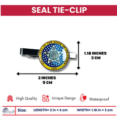 Tie Clip - State Seal Oklahoma - USA