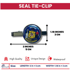 Tie Clip - State Seal Wisconsin - USA