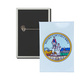 Vertical Button - Seal District of Columbia - USA