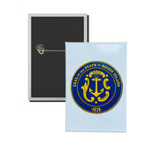 Vertical Button - State Seal Rhode Island - USA