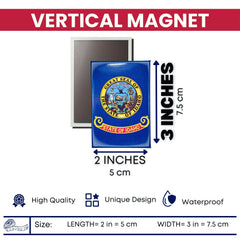 Vertical Magnet - State Flag Idaho - USA