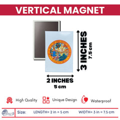 Vertical Magnet - State Seal Florida - USA