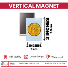 Vertical Magnet - State Seal Georgia - USA